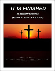 It Is Finished Vocal Solo & Collections sheet music cover Thumbnail